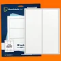 10.5 x 4 Removable White Gloss Labels