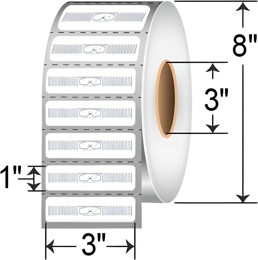 TT3X1-RFID-3 - BarcodeFactory 3 x 1 EOS-430 M730 RFID Label [ARC Approved]