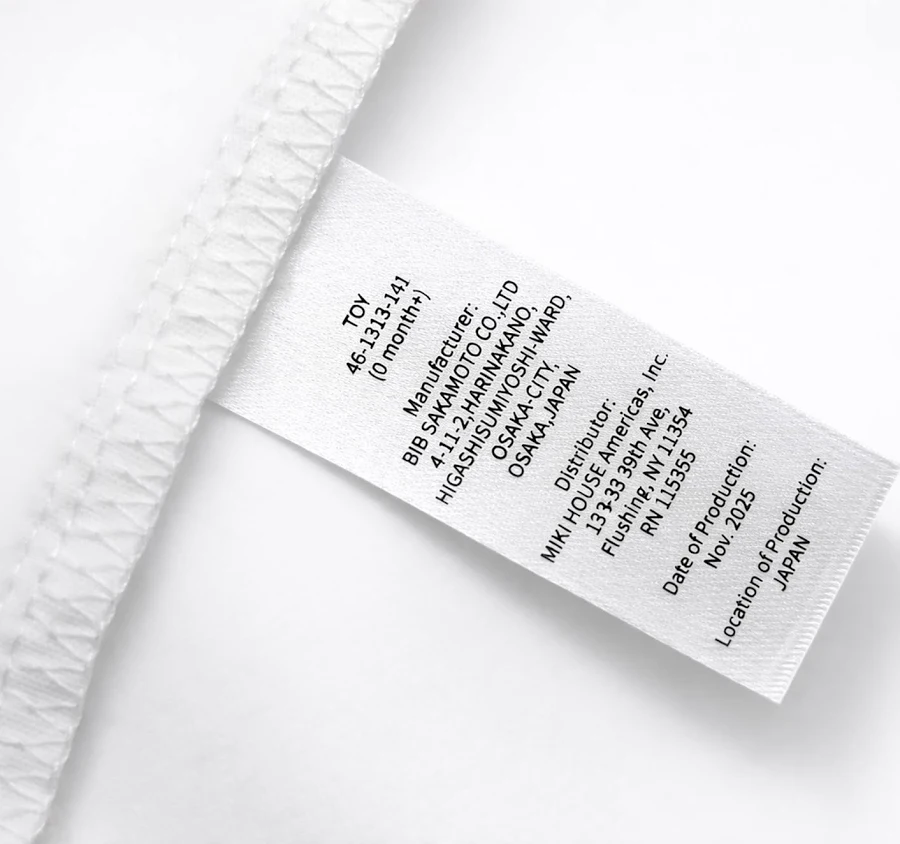 Smallabel Custom Satin Care Labels for Clothing