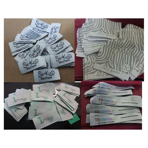 300 Clothing Labels, Custom Clot…