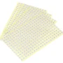 uxcell Adhesive Labels 10mm QC Pass Mark for Industry Items White Pack of 1000