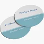 Custom Circle Stickers | 10 qty | 2" x 2" | VistaPrint | Design: White, Business Services, Styles & Themes, Industry, Conservative