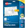 Avery Shipping Labels W/ TrueBlock Technology Inkjet Printers 8168