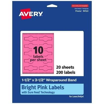 Avery Printable Wraparound Labels