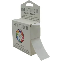 Infi-touch Labels 1 inch Round Permanent Color-Code Dot Stickers