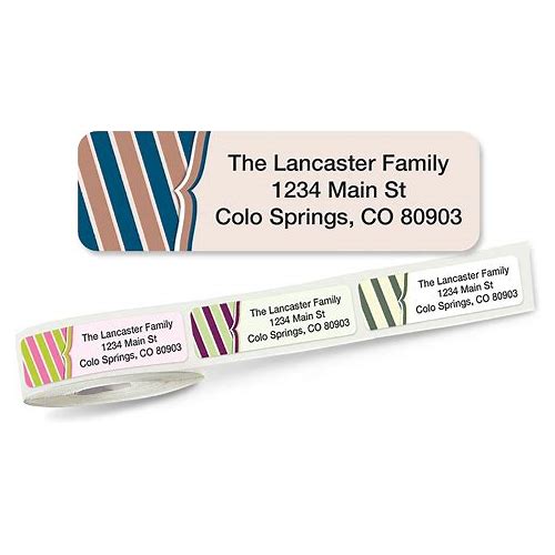 Charming Rolled Address Labels  …