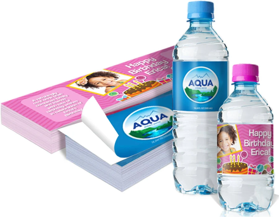 DIY Water Bottle Labels - 500 qty