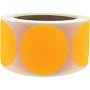2" Permanent Color-Code Round Dot Inventory Labels