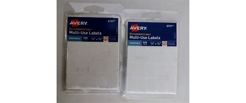 525 Removable Self Adhesive La…