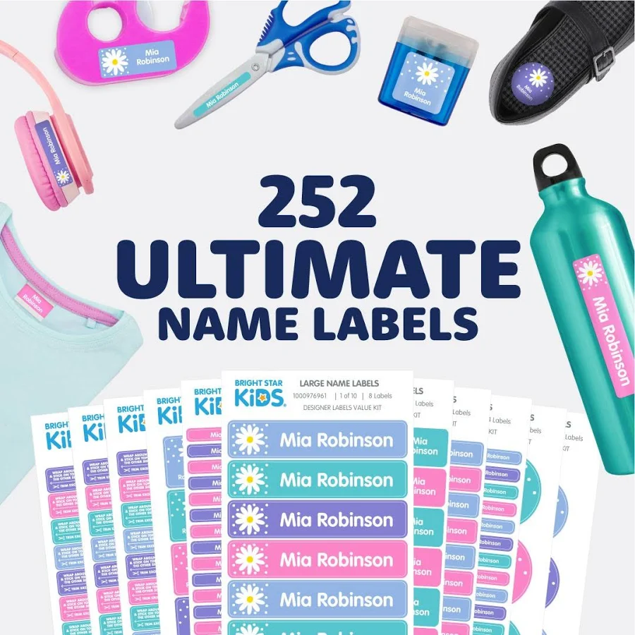 Personalized The Ultimate Labels Combo Pack For Kids