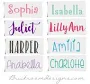 Vinyl Name Decal, Personalized Name Labels, Vinyl Name Sticker, Name Labels for School and More