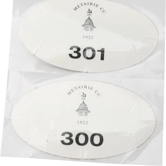EMX Custom Windshield RFID Tag Oval 4.5" x 2.5"