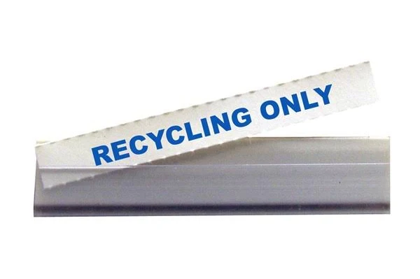 C Line Shelf Labeling Strips Side Load