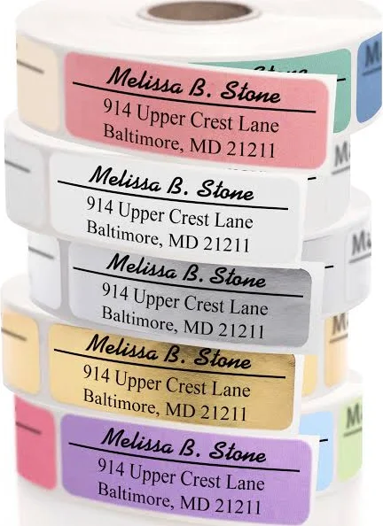Current Labels Lined Address Labels