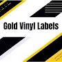 Product Label Queen Gold Vinyl Labels