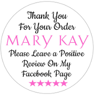 Thank You For Your Mary Kay Purchase Labels / Stickers / Seals -