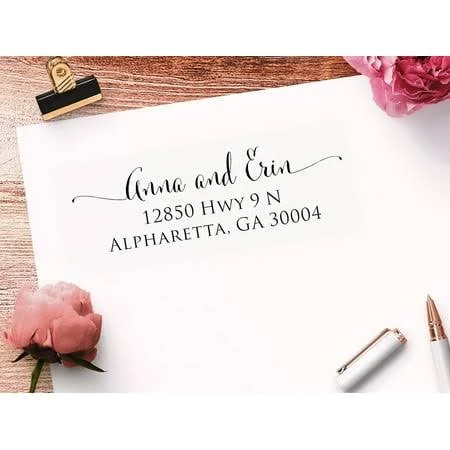 Custom Printed Personalized Frosted Clear Address Labels