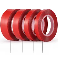 1 Roll 3m Strong Transparent Double-Sided Adhesive Tape, Traceless Fixing For Glass Wall, Car And High Temperature Resistance With Waterproof Feature,