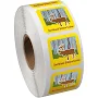 Custom Stickers | Full Color Sticker by the Roll - Square - 1" x 1" | Promotional Items Imprinted with Your Company Logo | 4imprint