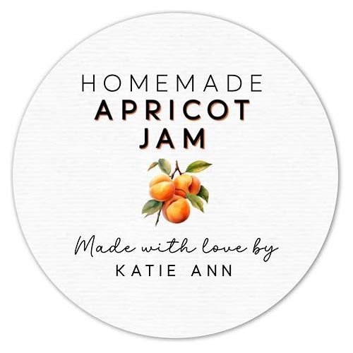 Homemade Apricot Jam Labels - …