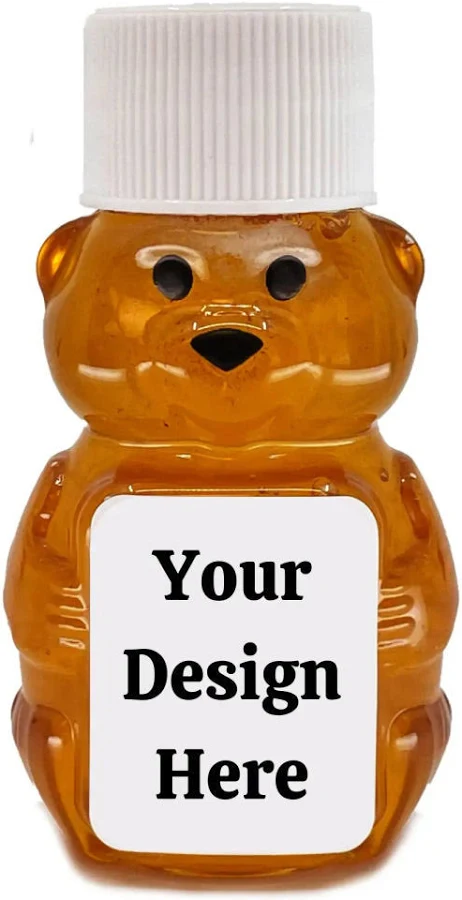 Create Your Own Label Honey Favor Shower Party Gifts Clover Honey Bear Set of 10