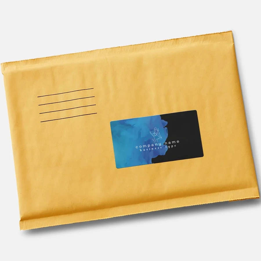 Custom Business Card Stickers | 10 qty | 2" x 3.5" | VistaPrint | Design: Black, Therapy, Medical Professionals, Health & Wellness, Styles & Themes