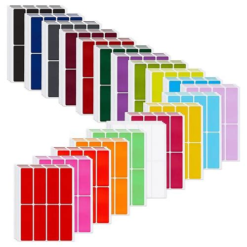640 Pieces Rectangular Color Co…