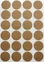Royal Green Kraft Paper Labels Sticker Dots