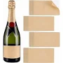 100pcs Rectangle Wine Bottle Labels
