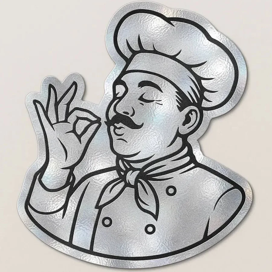 Custom Foil Stickers – Metallic Gold & Silver Foil | puffsticker.com