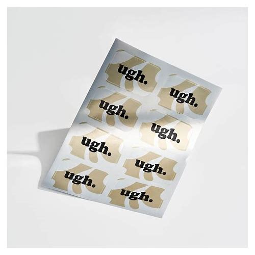 Silver Metallic Sheet Labels 2.5"X…