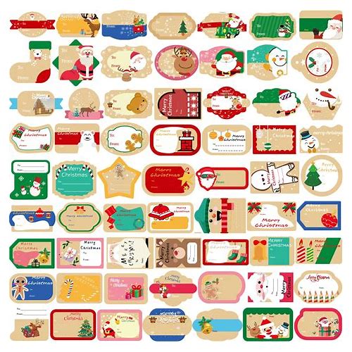 432Pcs Christmas Gift Tags Self …