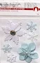Recollections Christmas Winter Frost Floral Dimensional Stickers