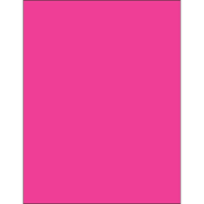 Tape Logic 8 1/2 x 11" Fluorescent Pink Rectangle Laser Labels LL185PK