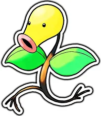 Bellsprout Anime & Manga Multicolor Waterproof Vinyl Sticker Decal Die-Cut | Plastic | Pokémon | Water Resistant | United States