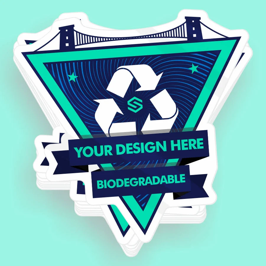 Custom Biodegradable Paper Stickers
