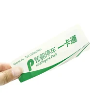 Uhf Windshield Tag Anti Tearing Rfid Passive Uhf Rfid Car Sticker For Windshield Printable Uhf Sticker In Roll