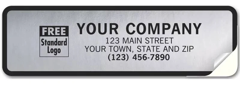 Tuff Shield Weatherproof Labels, Poly with Black Border (500 ct)