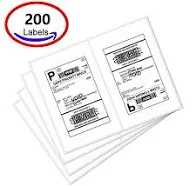 Sjpack Half Sheet Self Adhesive Shipping Labels