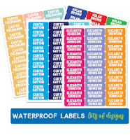 Water Bottle Labels | School Supply Labels | Daycare Labels | Baby Bottle Labe|- Waterproof and Dishwasher Safe | Pick your Design
