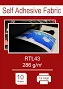 A4 x 50 sheets of FabSticker Inkjet Self-Adhesive Fabric Stickers, Removable