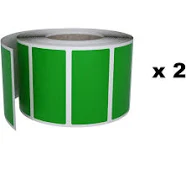 royal green File folder labels color Stickers in Red, Yellow, Blue and Neon Green