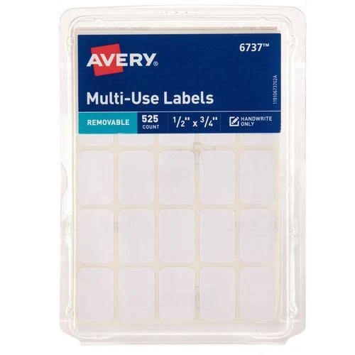 Avery? Multiuse Removable Adhesive Handwrite Only Labels