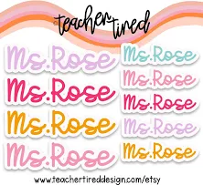 Personalized Waterproof Name Stickers: Custom Vinyl Labels