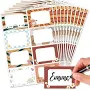 80pcs/10 Sheets Name Tags Stickers