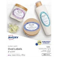 Avery Easy Peel Oval Labels 22820