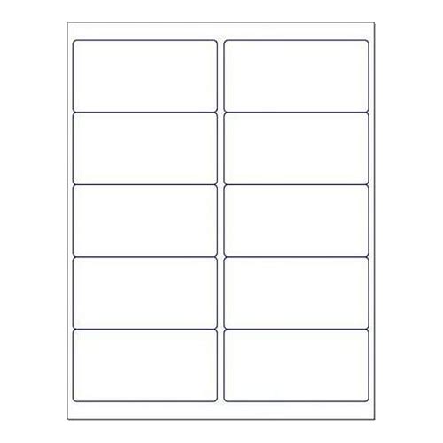 Blank White Permanent Adhesive …