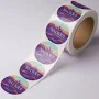 100 Custom Round Labels & Stickers - Shape: Round - Glossy Adhesive Paper