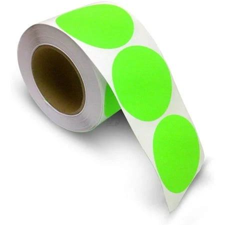 3" Circle Color Stickers