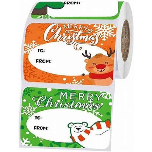 1 Roll Self Adhesive Christmas Pr…